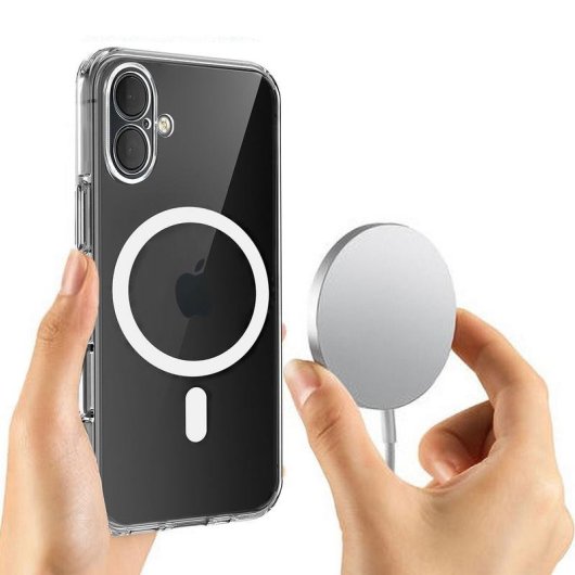 Funda para móvil Akashi ALTCI17MAG Carcasa antichoc TPU Transparente MagSafe pour iPhone 17