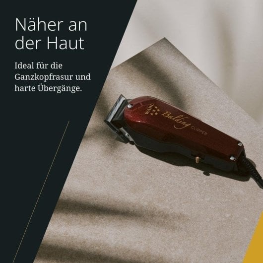 Tondeuse Professionnelle Wahl Balding Clipper Filaire 0,4mm 2 Sabots Précision