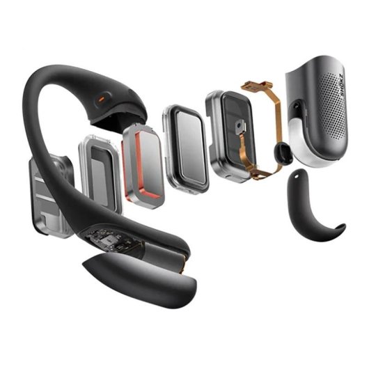 Auriculaires Shokz OpenFit Pro sans fil Bluetooth avec Réduction de Bruit, Microphone, IP55, noir