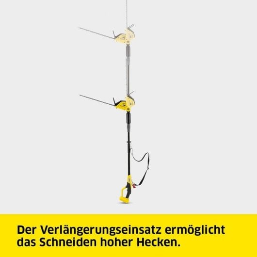 Tagliasiepi KÄRCHER PHG 18-45 Battery Lama Diamantata Telescopica 18V