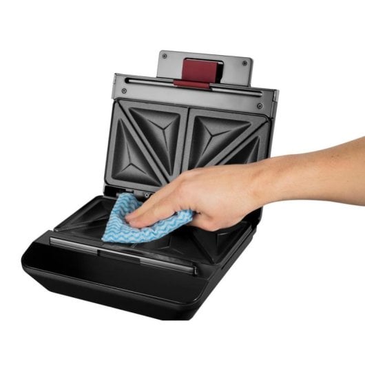 Sandwichmaker Russell Hobbs Easy Clean schwarz Edelstahl 750W Antihaft