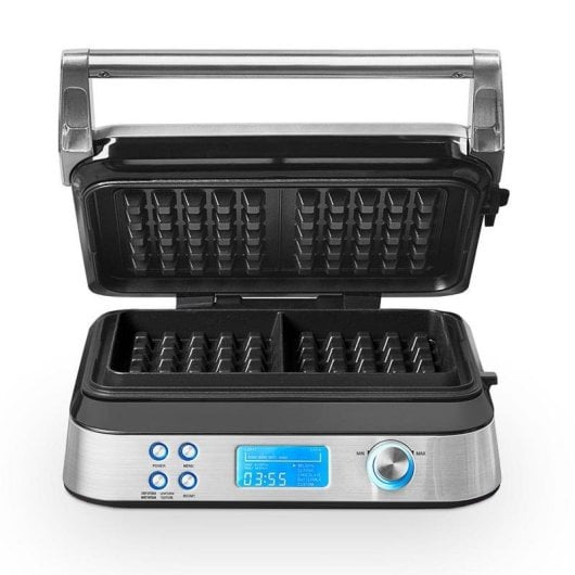 Gofreira GASTROBACK Advanced Control 42424 1600W Antiadherente Temporizador LCD Preto Prata