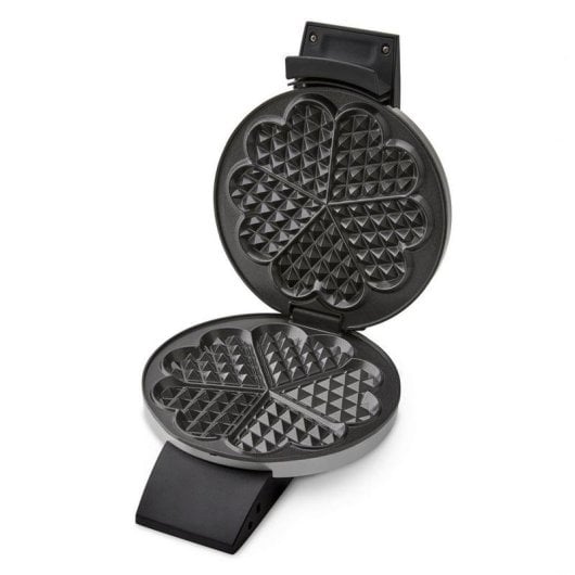 Gaufrier CLOER 1639SR Inox 5 coeurs 930W antiadhésif thermostat réglable