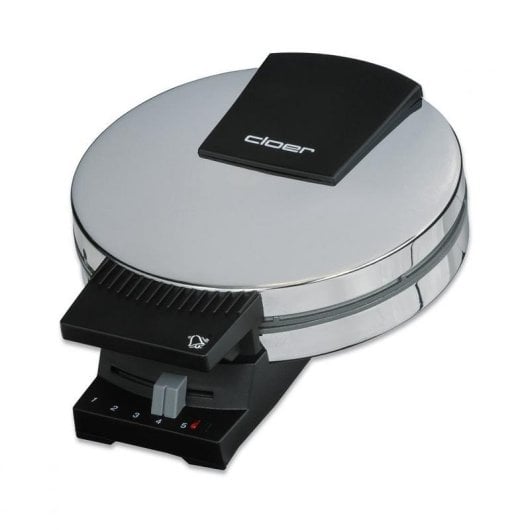 Gaufrier CLOER 0285 800 W antiadhésif acier inoxydable cercle 15 cm