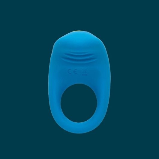 Anel vibrador ROMP Juke silicone azul resistente água 10 modos