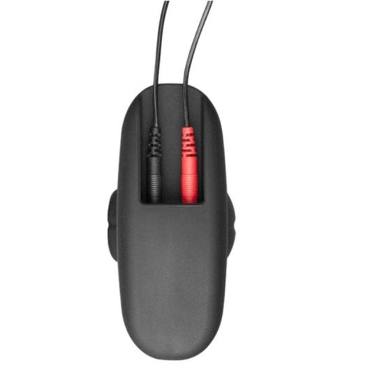 Plug anal ElectraStim EM3106 Silicona Negra 4 cm x 115 mm Bajo Ruido