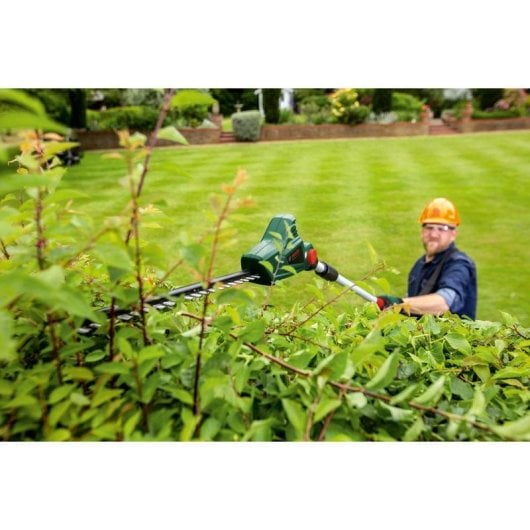 Cortasiepi Bosch UniversalHedgePole 18 telescopico batteria 43 cm verde