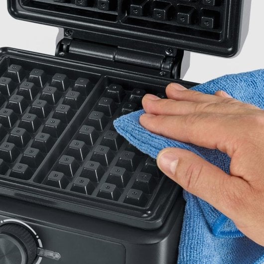 Gaufrier SEVERIN WA 2125 antiadhésif 1600 W plaque profonde noir