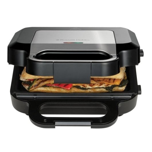 Sandwichmaker Russell Hobbs 26810-56 Schwarz Edelstahl 3-in-1 Antihaft 750 W