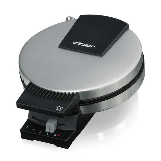 Gaufrier CLOER 289ESR Inox 800W Thermostat 5 positions revêtement antiadhésif