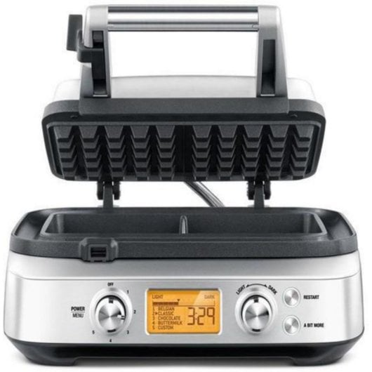 Gofreira SAGE the Smart Waffle Pro SWM620BSS4EEU1 2 waffles aço inoxidável controlo LED