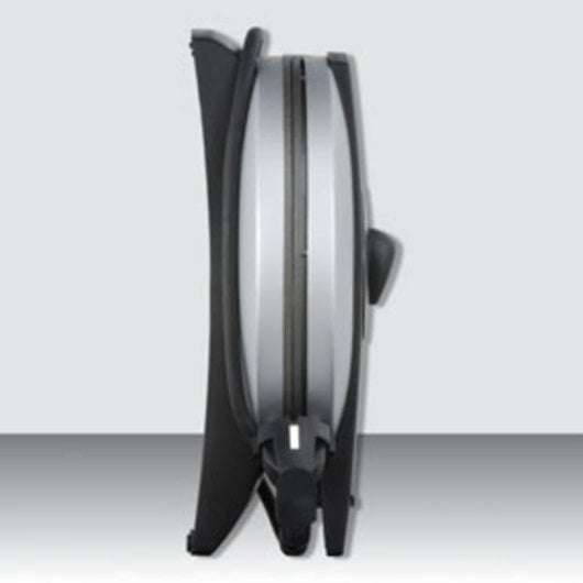 Gofreira CLOER 1629 930W 5 corações revestimento antiaderente preta metálica