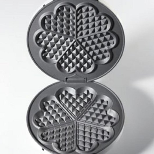 Gaufrier CLOER 171 Forme Coeur 930 W Antiadhésif Blanc