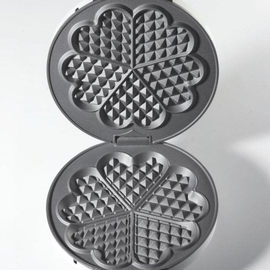 Gaufrier CLOER 171 Forme Coeur 930 W Antiadhésif Blanc