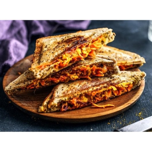 Sandwichmaker Rommelsbacher ST 1410 1400 W Edelstahl Antihaft 4 Sandwiches