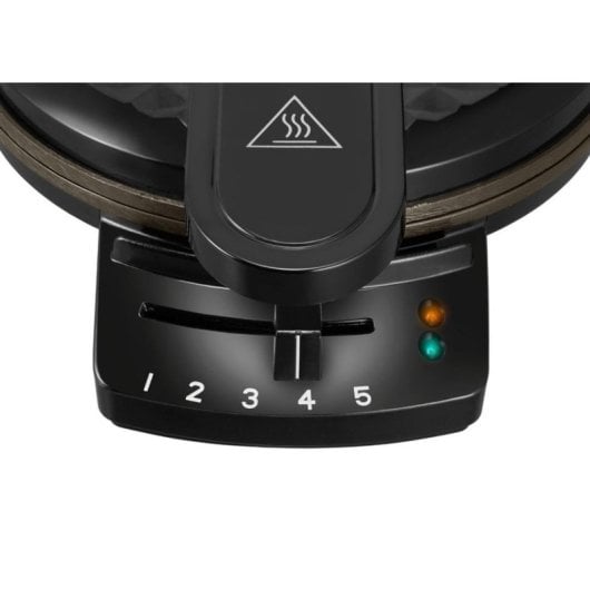 Gofrereisen UNOLD 48235 Herzform 1200 W Edelstahl Antihaft einstellbar