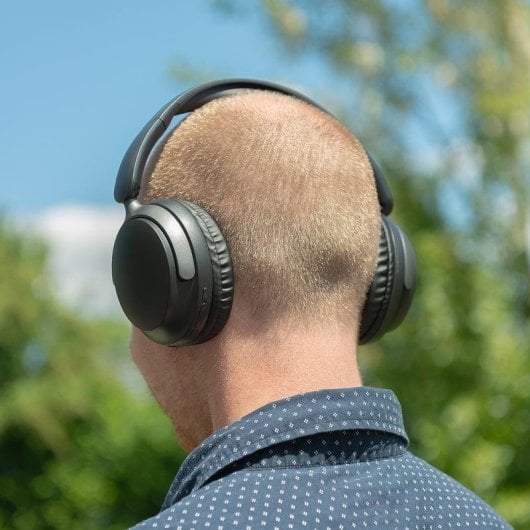 Écouteurs Akashi ALTHDBTBLK sans fil Bluetooth 5.4 Stéréo Noir