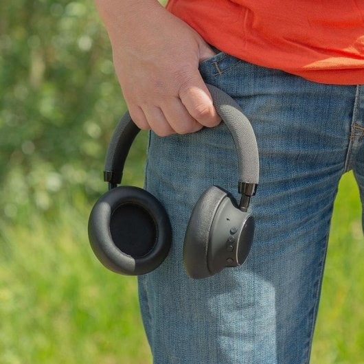 Auriculares Akashi ALTHDANCALBLK Inalámbricos Bluetooth Cancelación de Ruido Micrófono Negro