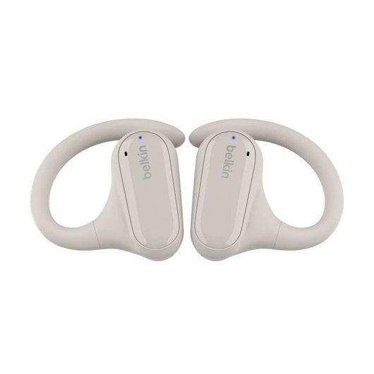 Ecouteurs Belkin SoundForm ClearFit sans fil Bluetooth avec annulation de bruit, sport, résistant IPX5, couleur sable