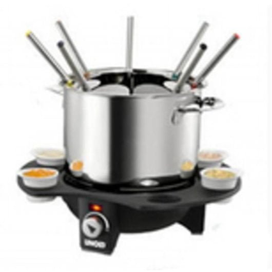 Fondue Unold 48645 Edelstahl 1,5 L 8 Personen 1000 W Schwarz Silber