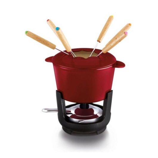 Jeu à fondue BEKA 16303734 1L fonte émaillée rouge induction inclus