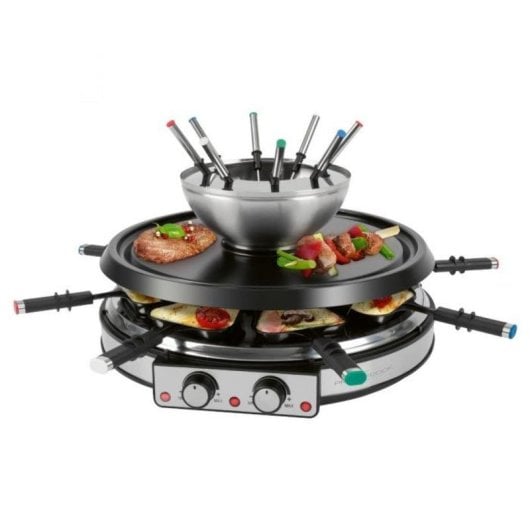 Fondue ProfiCook PC-RG/FD Edelstahl 1900 W 8 Personen Antihaft Rund