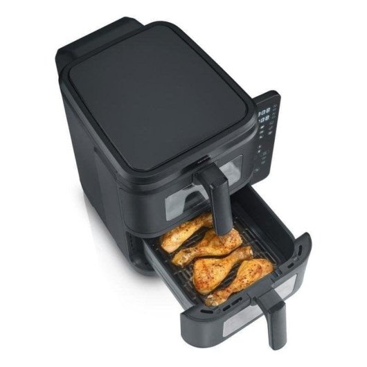Airfryer Severin FR 2468 Double Panier 11L 2800W Écran Tactile Fenêtre