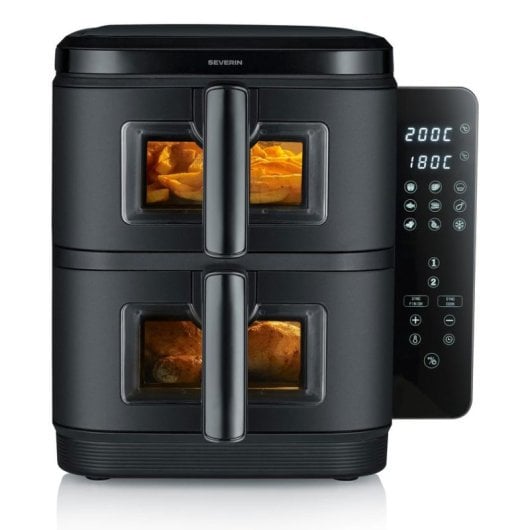 Freidora de aire SEVERIN FR 2468 11L 2800W Touch Doppelkammer mit LED-Display
