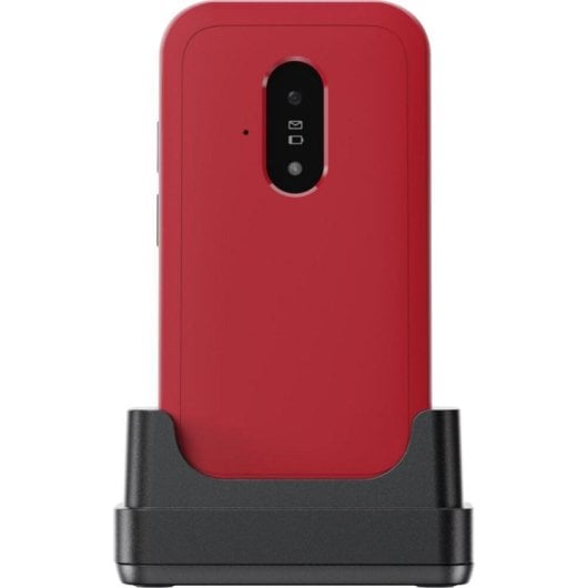 Telefono Doro Leva E22 Rosso Bianco 4G LTE 2.8" Bluetooth Tasti Grandi