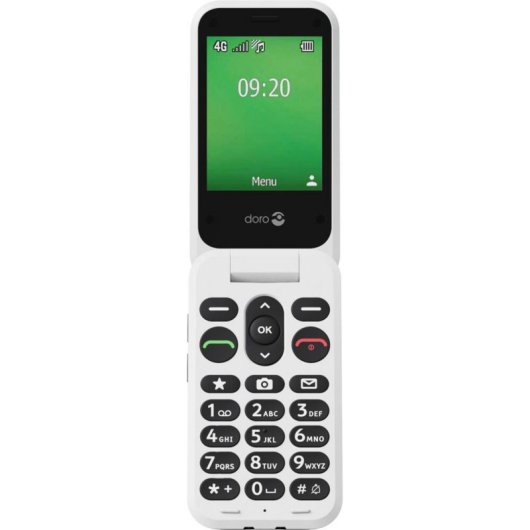 Telefono Doro Leva E22 4G Clamshell 2.8" 128MB Bluetooth Nero/Bianco