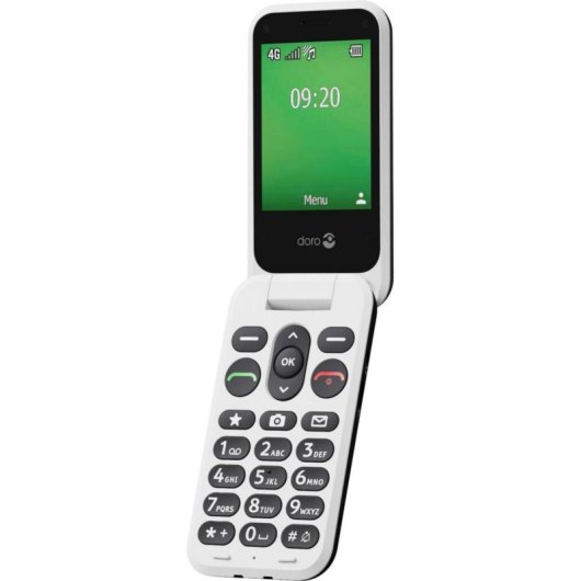 Telefono Doro Leva E22 4G Clamshell 2.8" 128MB Bluetooth Nero/Bianco