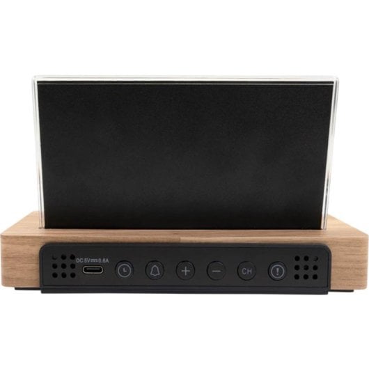 Estacao meteorologica THOMSON CT610 madeira display LCD alarme dupla sensor externo