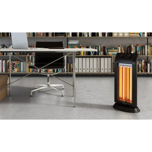 Calefactor Infrarrojo Olimpia Splendid 99579 1100W Oscilante Negro Interior