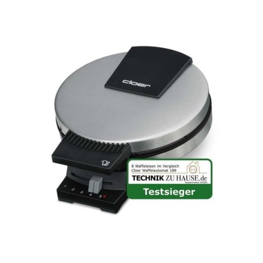 Gaufrier CLOER 189 Inox Forme Cœur 930 W Acier Inoxydable