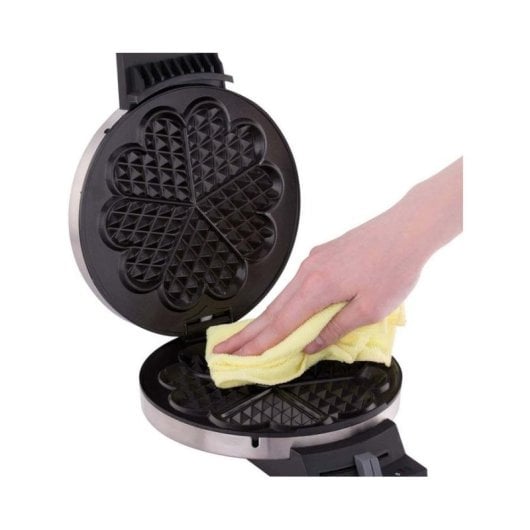 Gaufrier CLOER 189 Inox Forme Cœur 930 W Acier Inoxydable