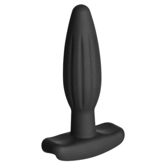 Plug anal ElectraStim Silicone Rocker Noire ergonómico silicona negro fácil limpieza