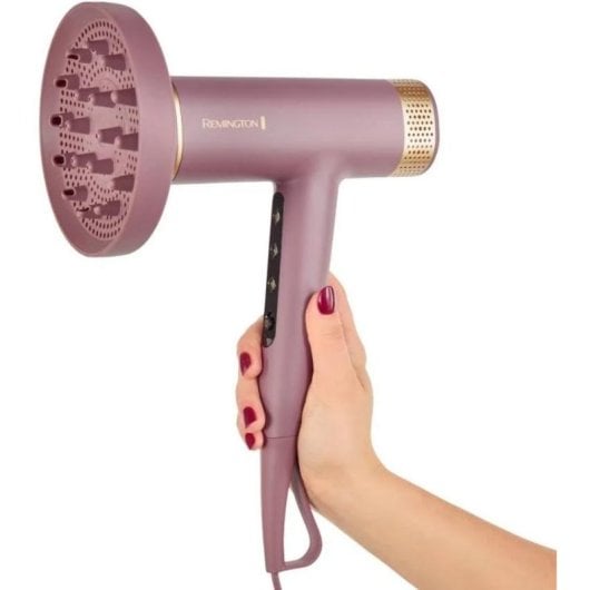 Sèche-cheveux Remington EC8930 Ionique Professionnel 1600W avec Accessoires Rose