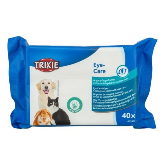 Toallita TRIXIE 29418 Blanco 40 unidades para Ojos Mascotas