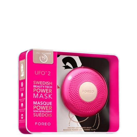 Appareil soin de la peau FOREO UFO Mini 2 Fuchsia chauffage LED rechargeable