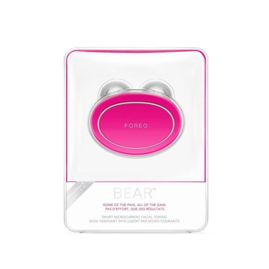 Aparelho tratamento de pele FOREO BEAR Fuchsia microcorrentes antienvelhecimento