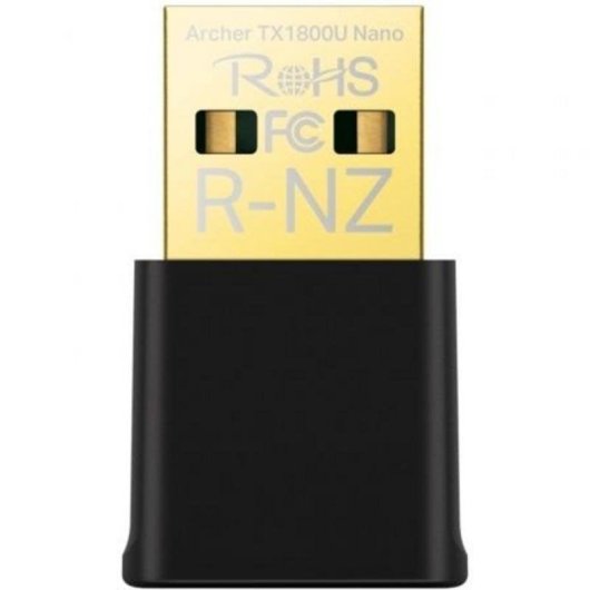 Tarjeta de Red TP-Link Archer TX1800U Nano USB 2.0 1800 Mbps Wi-Fi 6 Dual Band WPA3