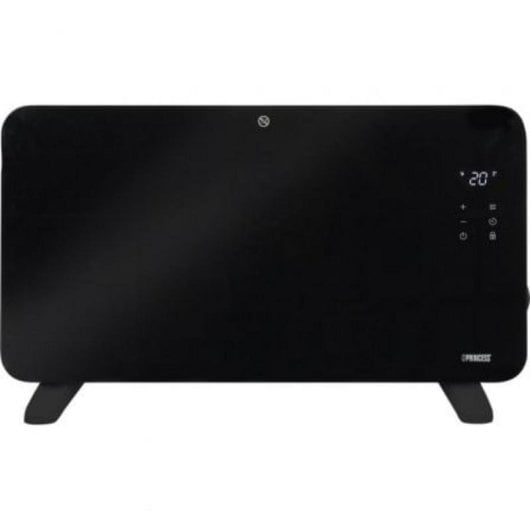 Aquecedor de Parede Princess 348415 1500W Wifi Vidro Preto Silencioso