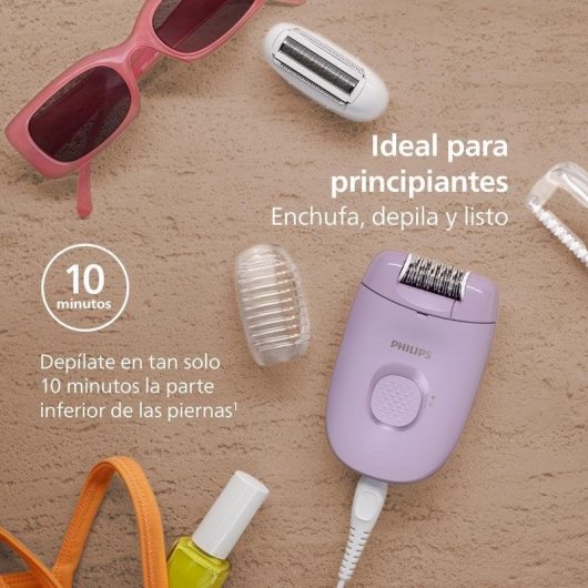 Depiladora Elétrica Philips BRE237/00 Series 2000 1 Velocidade 3 Cabeças