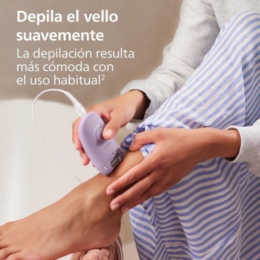 Depilatore Philips Series 2000 BRE237/00 Lilla Testina Massaggio Rasoio AC