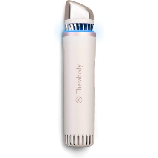 Masajeador facial THERABODY TheraFace Depuffing Wand frío calor batería pantalla