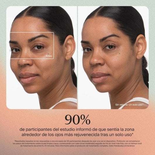 Massajador Facial THERABODY Theraface Depuffing Wand Frio Calor Intensidade Ajustável