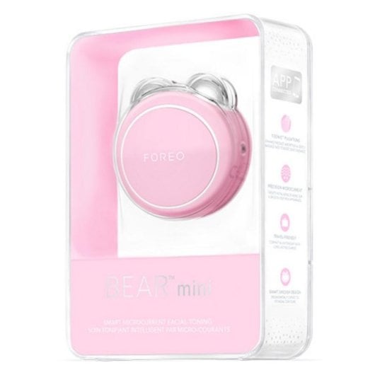 Tonificateur facial FOREO BEAR Mini Microcourants 3 niveaux Rose perle