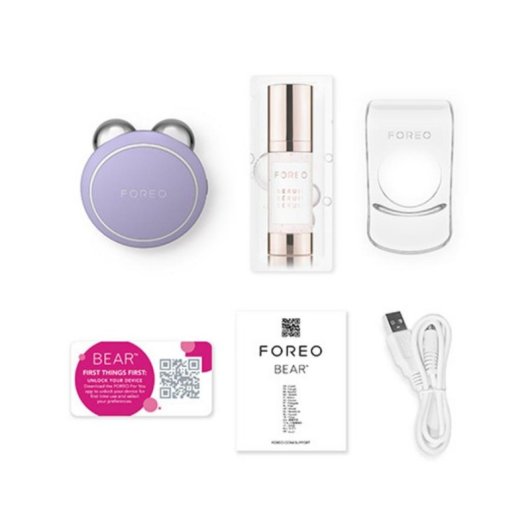 Aparato de Tratamento Facial FOREO BEAR Mini Microcorrente Rec. Lavanda
