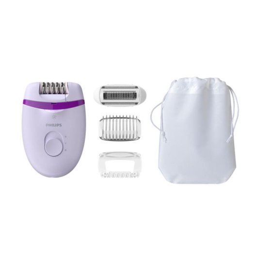 Depiladora Philips Satinelle Essential BRE275/30 2 Velocidades Lila Cabeça Lavável