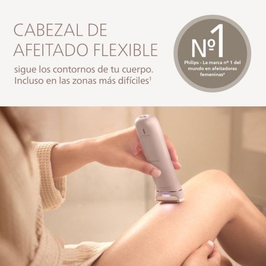 Maquinilha de depilação Philips Lady Shaver Series 8000 BRL129/00 Cabeça Flexível LED
